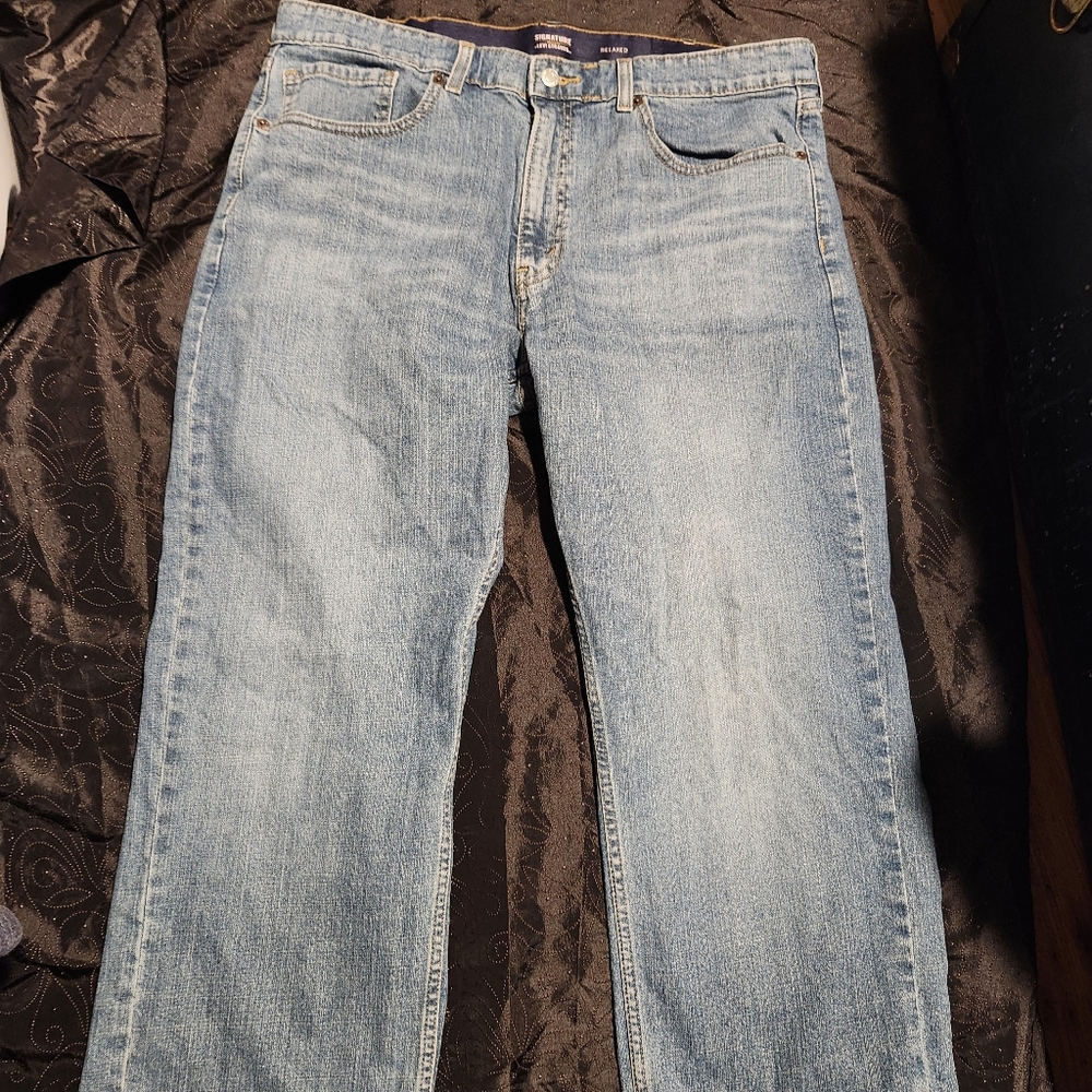 Signature Levi Strauss Men's Blue Jeans W38 L34